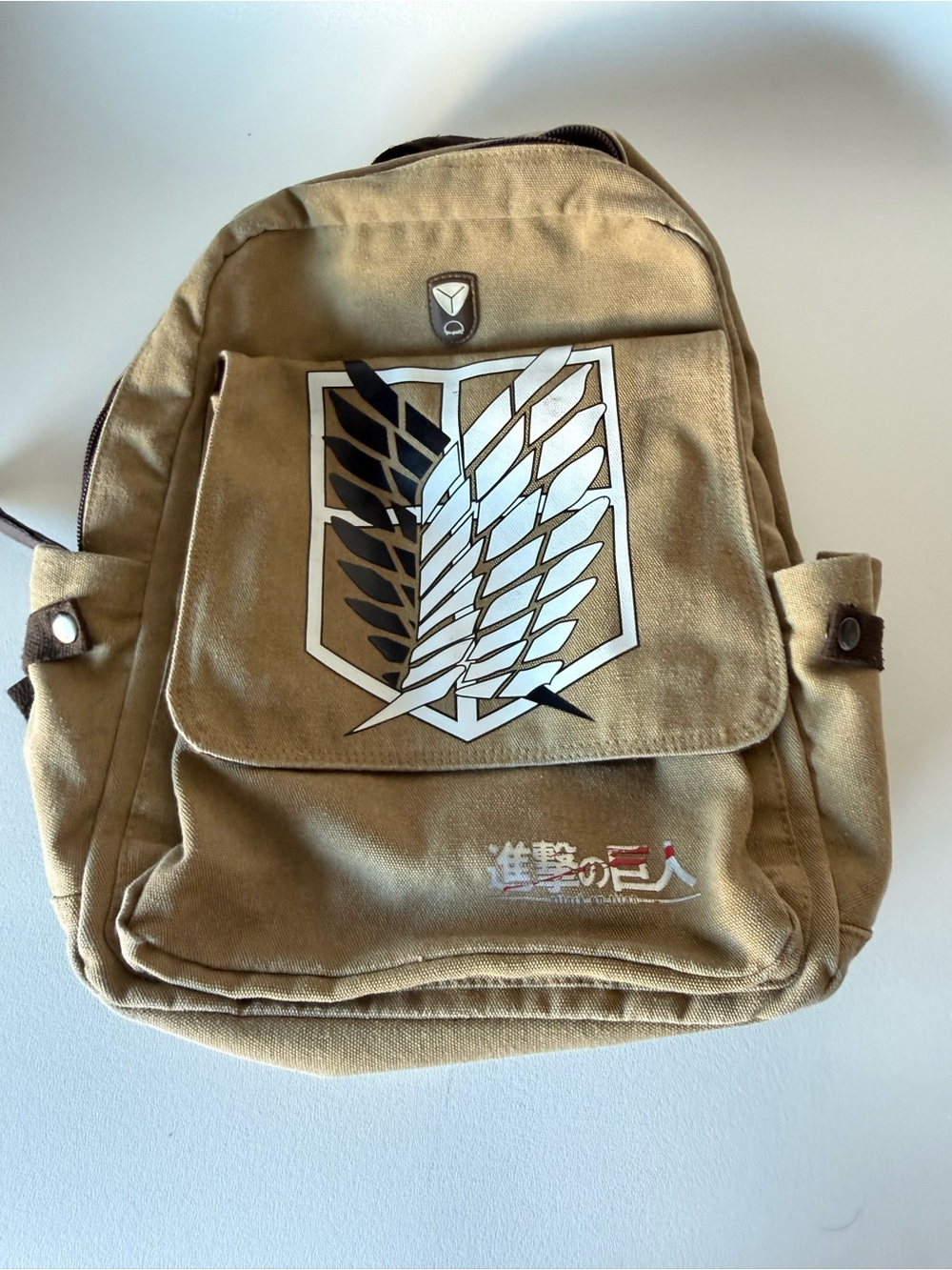 Attack on Titan Survey Corps Wings of Freedom Canvas Backpack AOT Anime